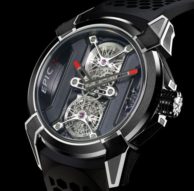Jacob & Co EPIC X TOURBILLON BLACK PVD TITANIUM EX101.21.PS.PP.A Replica watch